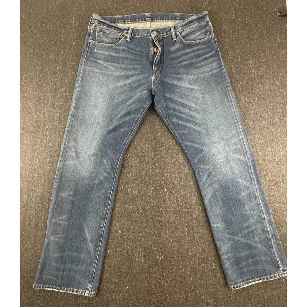 Polo Ralph Lauren 867 Classic Fit Jeans Mens Size 38x32 Med Wash Straight Denim